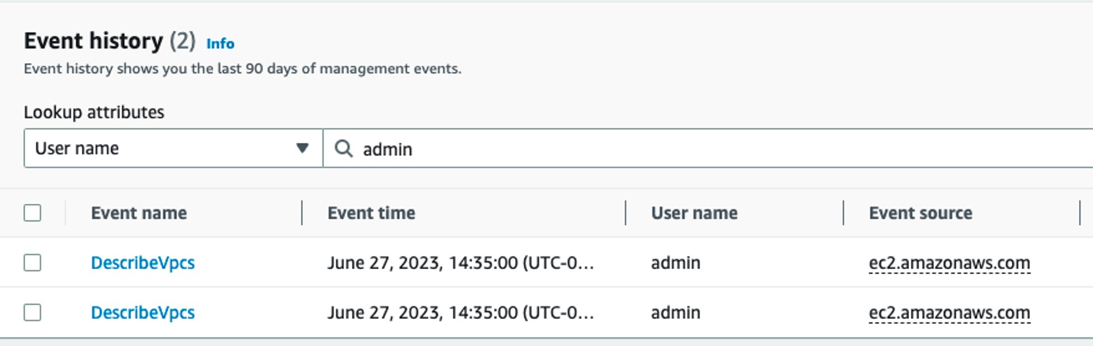 Showing a partial bypass of CloudTrail when using a non-production endpoint
